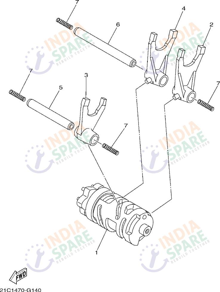SHIFT CAM FORK